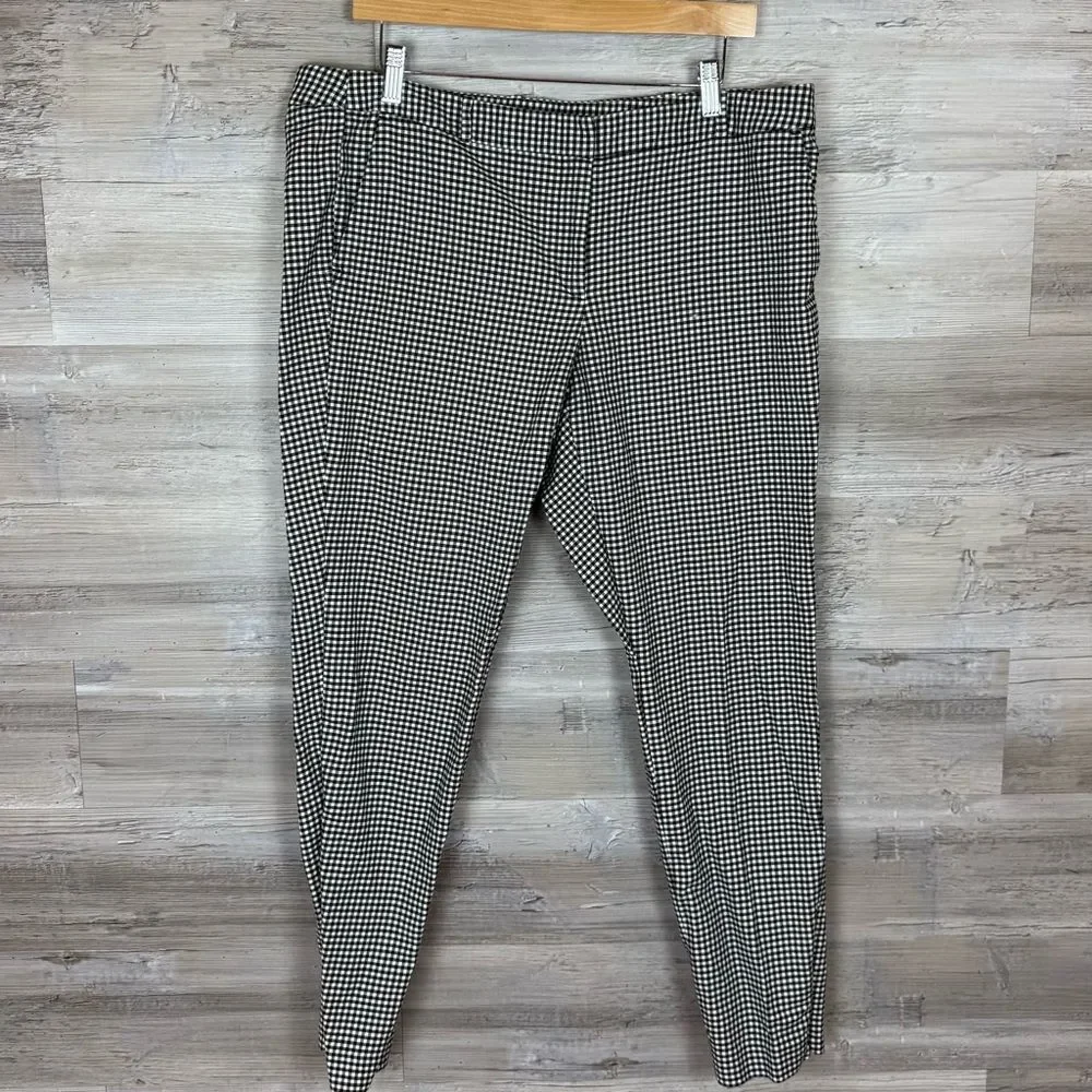 Michael Kors Gingham Plaid Trousers